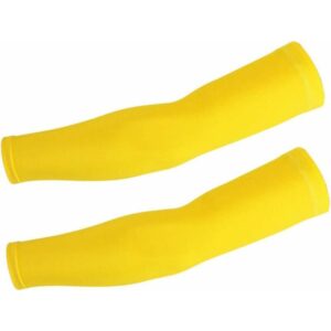 1 Paar UV-Schutz-Armstulpen für Männer und Frauen, Sonnenschutz-Armstulpen, Tattoo-Armstulpen (Gelb, Größe M)