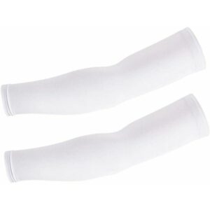 1 Paar UV-Schutz-Armstulpen für Männer und Frauen, Sonnenschutz-Armstulpen, Tattoo-Armstulpen (Weiß-Größe L)