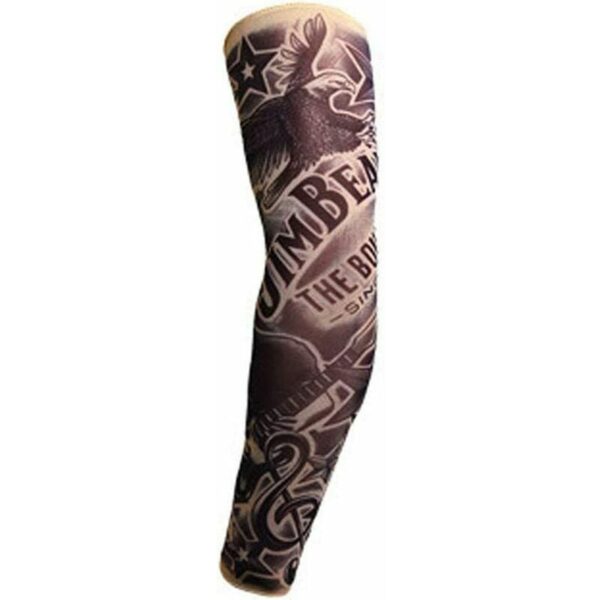 1 Stück (nicht 1 Paar) Outdoor-Sport Tattoo-Ärmel Nylonstrumpf Armstulpen Outdoor Sonnenschutz Damen Herren 46 cm 7-11 cm (143, L, Eagles)