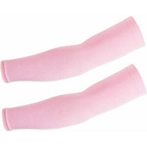 2 Paar UV-Schutz-Armstulpen für Männer und Frauen, Sonnenschutz-Armstulpen, Tattoo-Armstulpen (Pink-Größe L)