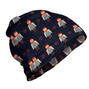 Abakuhaus Beanie Wandern im Freien Nautical Tattoo Ginger Man Wheel