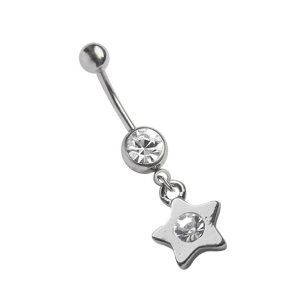 Adelia's Bauchnabelpiercing "Piercing Bauchnabelpiercing", Mit 8 mm Zirkoniakugel