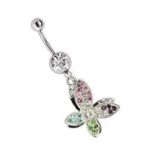 Adelia's Bauchnabelpiercing "Piercing Bauchnabelpiercing", Mit 8 mm Zirkoniakugel