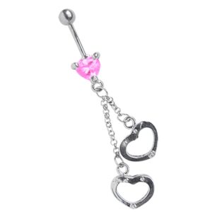 Adelia's Bauchnabelpiercing "Piercing Bauchnabelpiercing", Mit Handschellen in Form eines Herzes