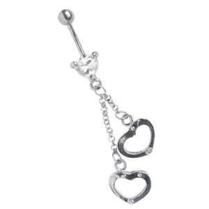 Adelia's Bauchnabelpiercing "Piercing Bauchnabelpiercing", Mit Handschellen in Form eines Herzes