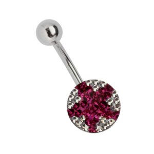 Adelia's Bauchnabelpiercing "Piercing Bauchnabelpiercing", Mit Stern-Design zweifarbig