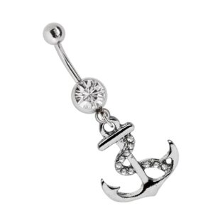 Adelia's Bauchnabelpiercing "Piercing Bauchnabelpiercing", Symbol für Glaube, Liebe und Hoffnung