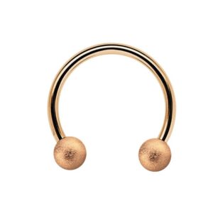 Adelia's Nasenpiercing "Piercing Nasenpiercing", Aus 316l Stahl PVD Rosegold beschichtet