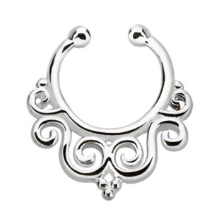 Adelia's Nasenpiercing "Piercing Nasenpiercing", Klemmring aus 925 Silber