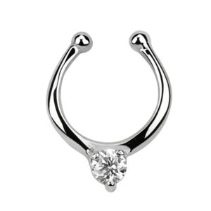 Adelia's Nasenpiercing "Piercing Nasenpiercing", Klemmring aus 925 Silber