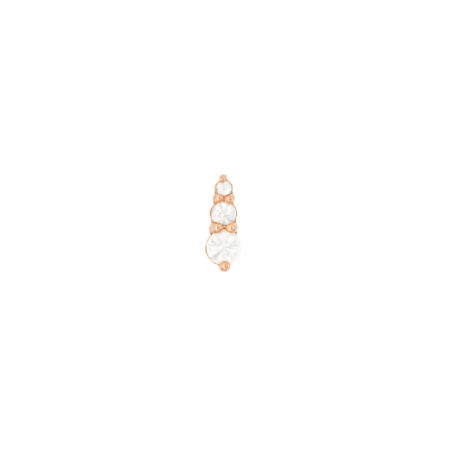 DIAMOND PIERCING|Single 14K Roségold