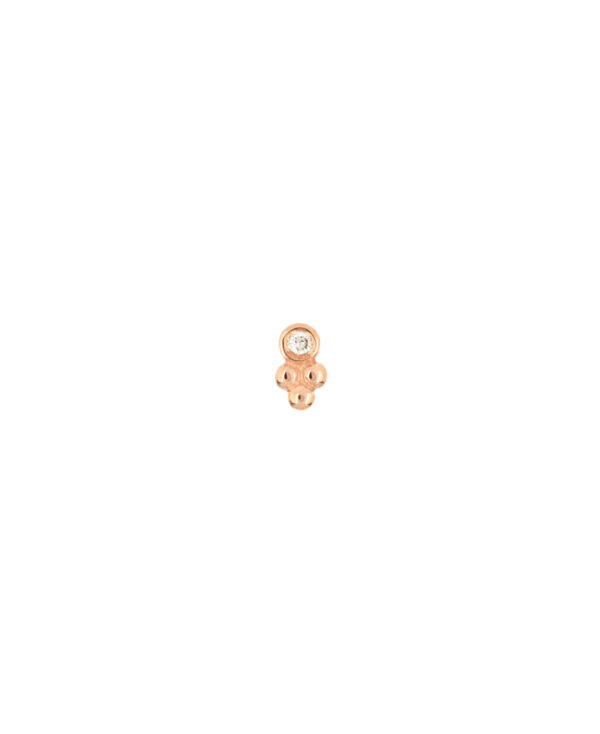 DIAMOND Piercing|Single 14K Roségold