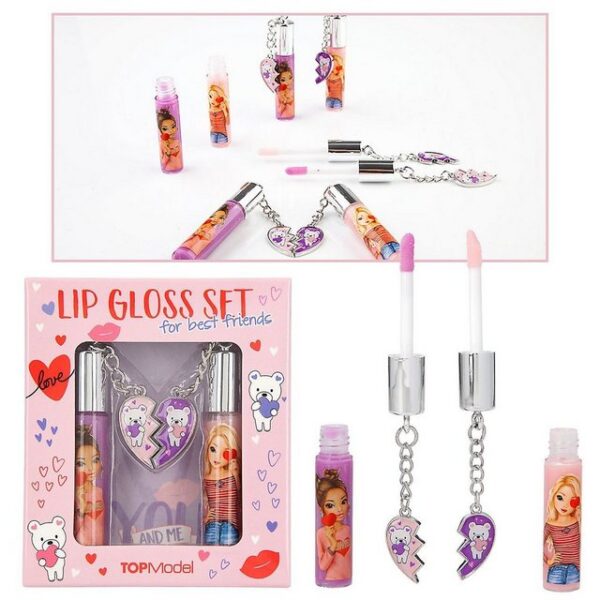 Depesche Schmuck-Tattoo TOPModel Lipgloss-Set BFF, 2-tlg.