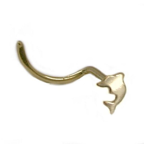 Erario D'Or Nasenpiercing Piercing Delfin 14Kt GOLD