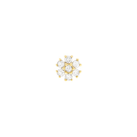 FLOWER BLOOM Piercing|Single 14K Gold