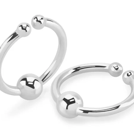 Fake Septum Piercing Clip aus Echtsilber 1.0mm Stärke 8mm/10mm/12mm Durchmesser