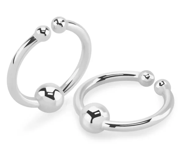 Fake Septum Piercing Clip aus Echtsilber 1.0mm Stärke 8mm/10mm/12mm Durchmesser