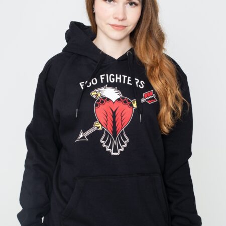 Foo Fighters - Eagle Tattoo Charcoal - Hoodies