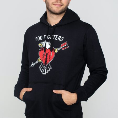 Foo Fighters - Eagle Tattoo Charcoal - Hoodies