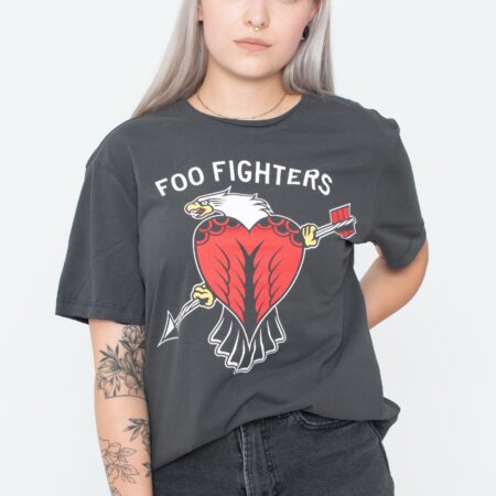 Foo Fighters - Eagle Tattoo Charcoal - - T-Shirts