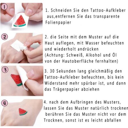 HÖWWAYI Schmuck-Tattoo Halloween Kinder Tattoo temporäre Aufkleber Jungen Mädchen(20 Blätter)