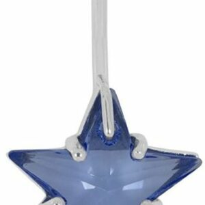 Karisma Bauchnabelpiercing Bauchnabel Silber Piercing Stern Mit Kristall Elements - Leicht Blau