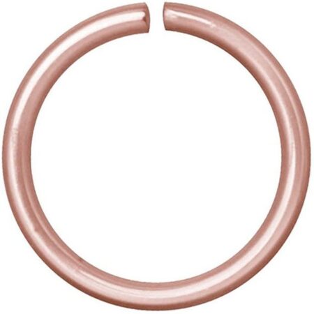 Karisma Nasenpiercing Roségold Continous Piercing Ring Edelstahl Lippe Nase Stärke 0,8 x 10mm