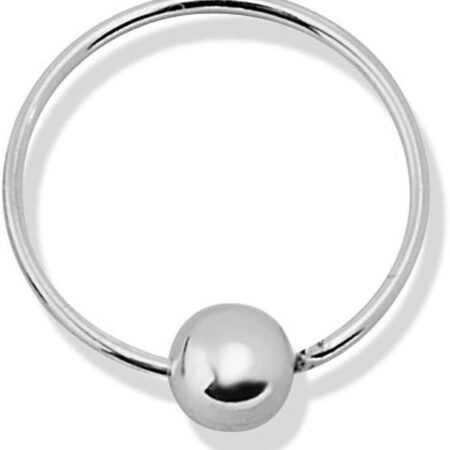 Karisma Piercing-Set Karisma Sterling Silber 925 BCR-Ring (ball closure ring) Piercing Klemmkugel Ohrring- Durchmesser 8mm - Silber