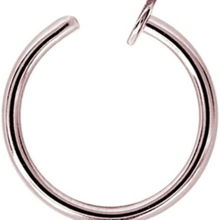 Karisma Piercing-Set Karisma Titan G23 Open Nasenring Piercing Lippe Hoop 0.8mm Rosegold - 8.0 Millimeter