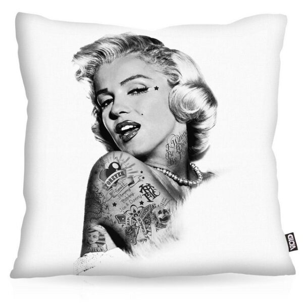 Kissenbezug, VOID, Sofa-Kissen Marilyn Tattoo Outdoor Indoor inked marylin tatoo tätowiert monroe