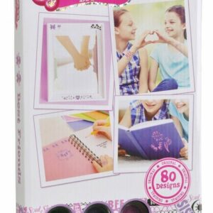 Knorrtoys® Kindertattoo Glitza Art Best Friends mit Glitzer und 80 Tattoos