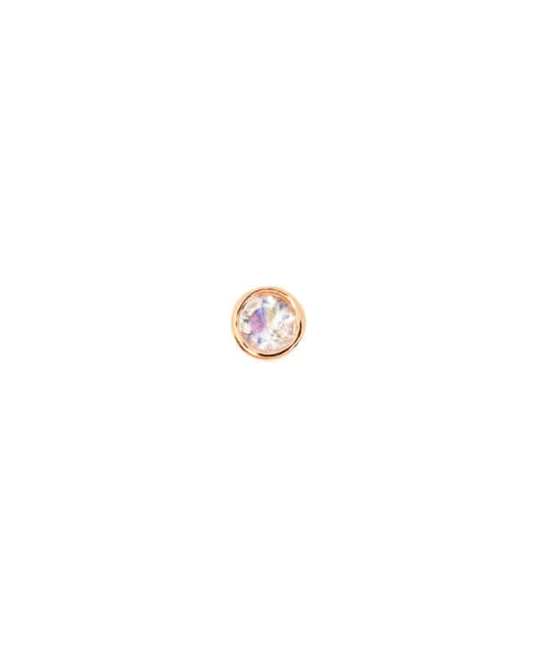 MOONSTONE Piercing|Single Rosé