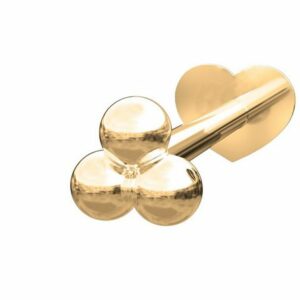 Nordahl Jewellery Single-Ohrstecker Piercing PIERCE52 aus Gold