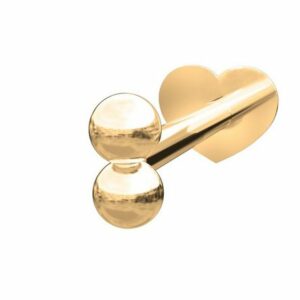 Nordahl Jewellery Single-Ohrstecker Piercing PIERCE52 aus Gold