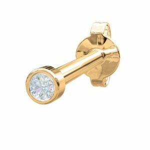 Nordahl Jewellery Single-Ohrstecker Piercing PIERCE52 aus Gold mit Diamant