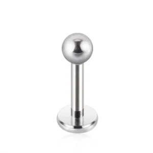 Piercing Labret Chirurgenstahl 316L Innengewinde mit 3mm-Kugel