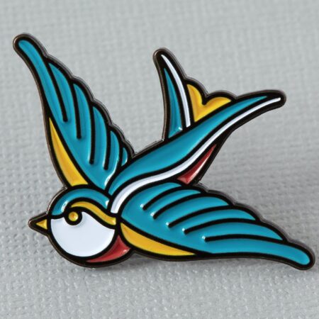 Punky Pins - Swallow Tattoo Inspired - Pins