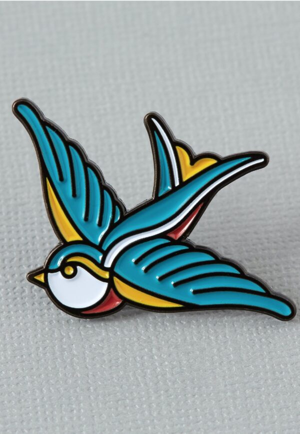 Punky Pins - Swallow Tattoo Inspired - Pins