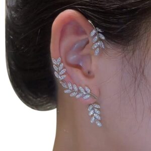 SUNEE Single-Ohrhaken Damen Ohrklemmen Ohrringe,Ear Cuff Ohrschmuck Ohr Manschette (1-tlg., Geburtstagsfeier Valentines Day), Keine Piercing Ear Cuff, Rechtes Ohr