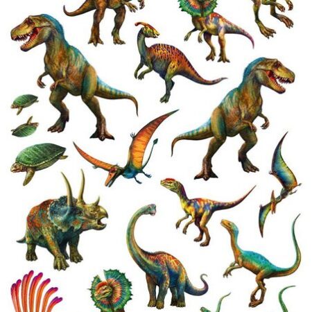 Schmidt Spiele GmbH Puzzle 150 Teile Kinder Puzzle Wilde Dinos mit Tattoos Dinosaurier 56332, 150 Puzzleteile