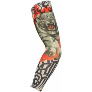 Stück (nicht 1 Paar) Outdoor-Sport Tattoo-Ärmel Nylonstrumpf Armstulpen Outdoor-Sonnenschutz Damen Herren Sportbekleidung 46 cm 7-11 cm