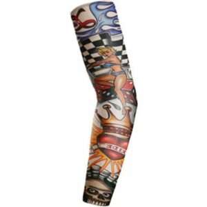 Stück (nicht 1 Paar) Outdoor-Sport Tattoo-Ärmel Nylonstrumpf Armstulpen Outdoor-Sonnenschutz Damen Herren Sportbekleidung 46 cm 7-11 cm