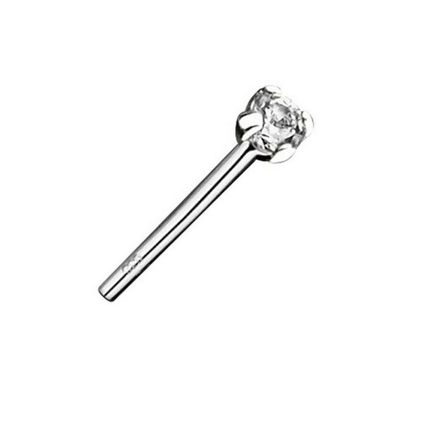 Taffstyle Nasenpiercing Piercing Nase Ohr Lippe Intim 925 Silber Kristall, Piercing Barbell Nasenpiercing Nasenstecker Tragus Helix Ohrpiercing