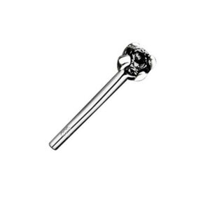 Taffstyle Nasenpiercing Piercing Nase Ohr Lippe Intim 925 Silber Kristall, Piercing Barbell Nasenpiercing Nasenstecker Tragus Helix Ohrpiercing