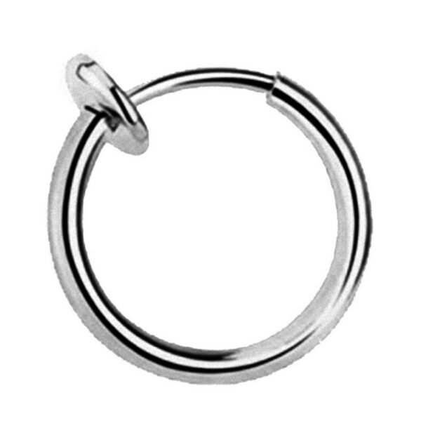 Taffstyle Nasenpiercing Piercing Septum Nase Lippe Ohr Helix Tragus, Universal Fake Nase Lippe Ohr Helix Tragus Brust Nippel Hoop Ring