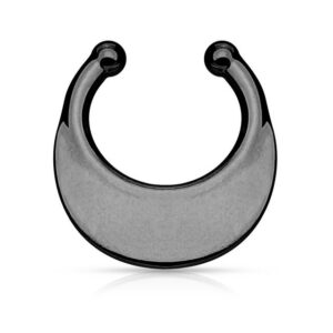 Taffstyle Nasenpiercing Piercing Septum Ring Clip On Hänger Schild, Universal Fake Piercing Septum Nase Lippe Tragus Helix Ohr Hufeisen