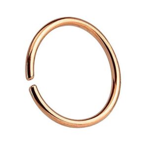 Taffstyle Nasenpiercing piercing Septum Ring Tragus Helix Ohr Lippen Intim, Universal Continuous biegbarer Fake Hoop Ring Ohr Nase Lippe Nasenring