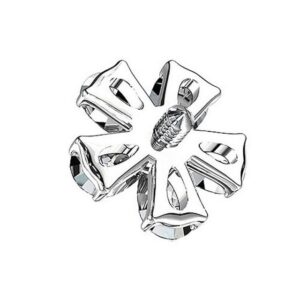 Taffstyle Piercing-Implantat Aufsatz für Dermal Anchor Piercing Kristall Blume, Aufsatz Dermal Anchor Piercing Hautanker Implantat Skin Diver Strass