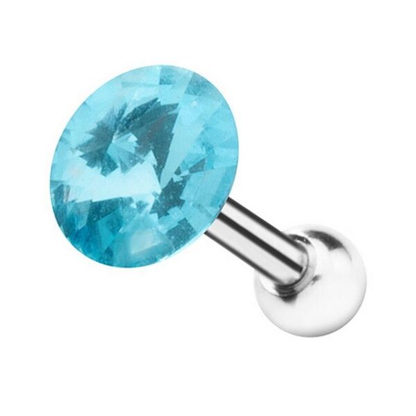 Taffstyle Piercing-Set Piercing Ohr Helix Tragus Kristall Kugel, Ohr Chirurgenstahl Ohrpiercing Cartilage Stab Barbell Knorpel Stecker