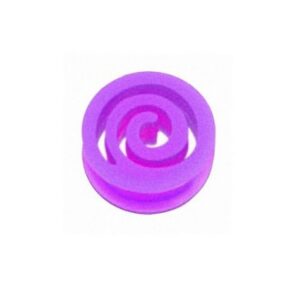 Taffstyle Plug Ohr Plug Flesh Tunnel Ohrpiercing Silikon Spirale, Ohr Plug Flesh Tunnel Piercing Ohrpiercing Silikon Spirale